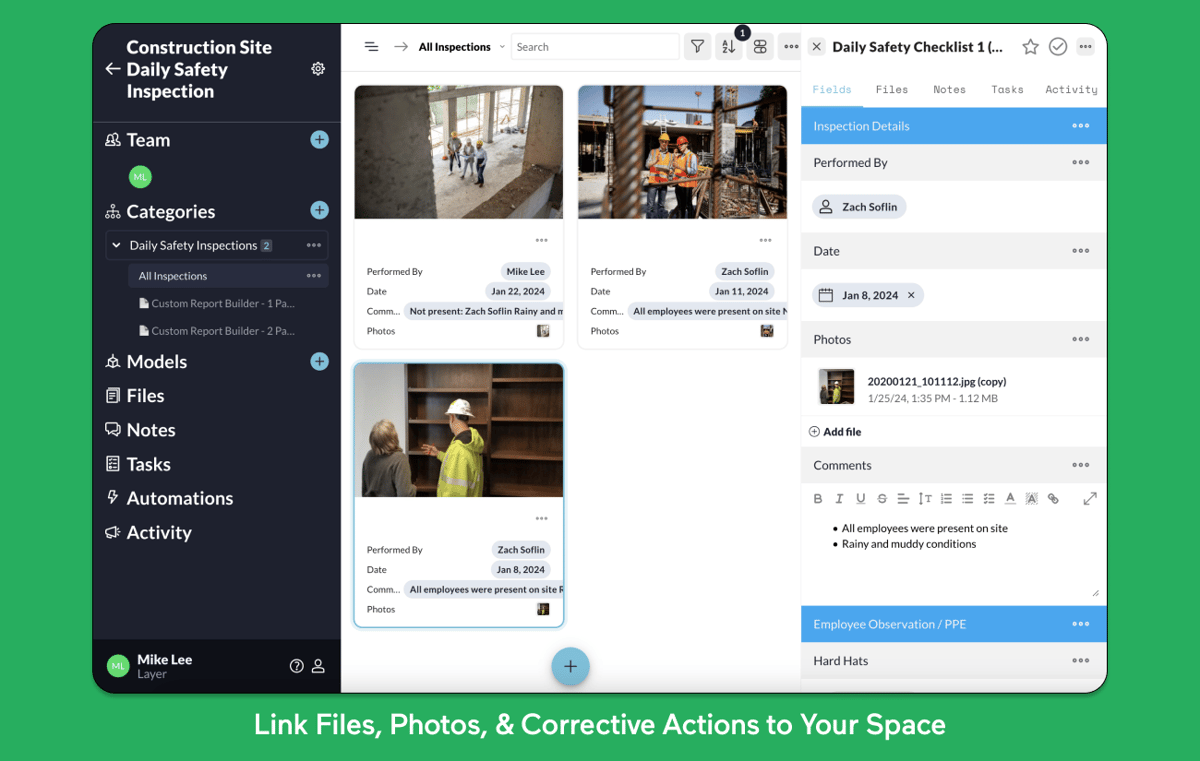 Daily Safety Inspection Template